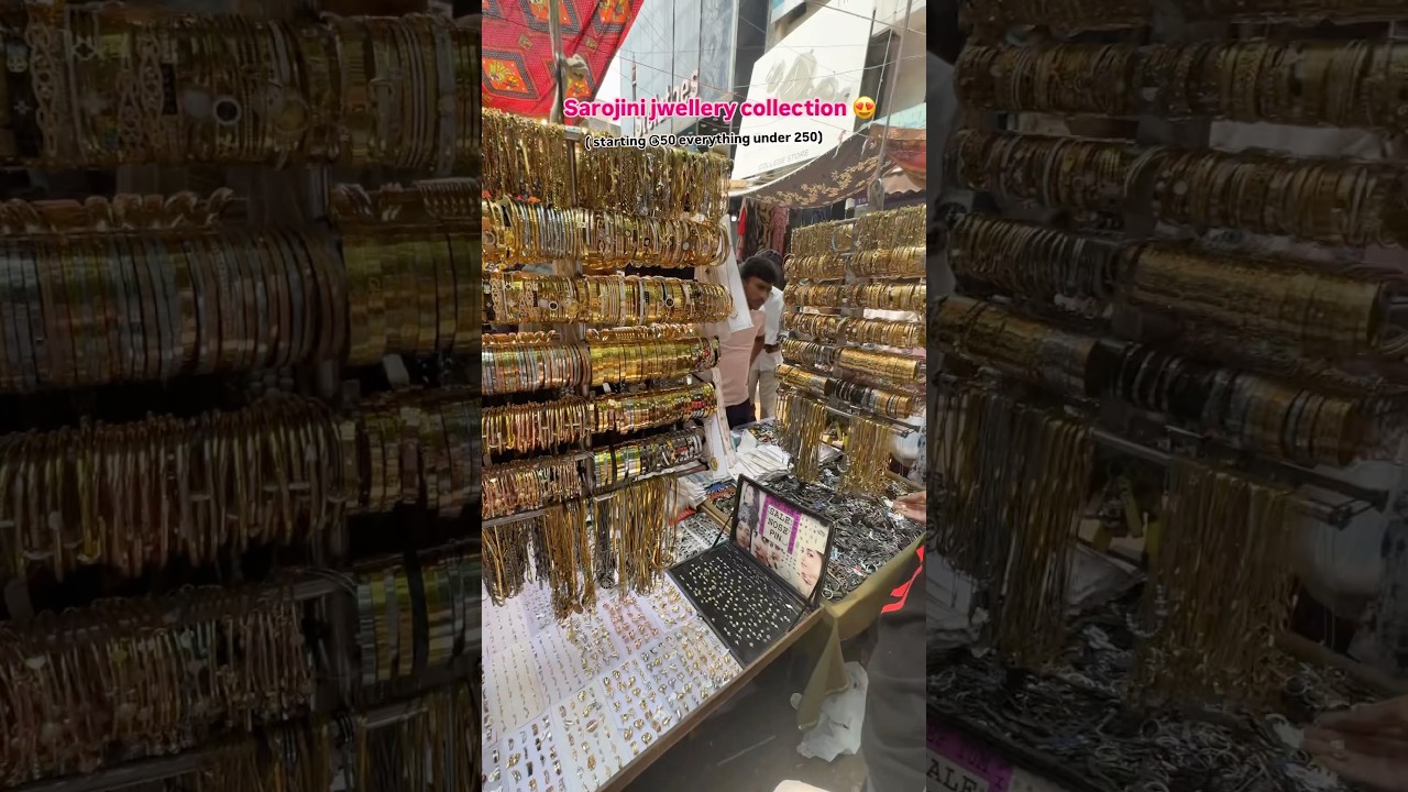 Anti-tarnish & affordable gems from Sarojini Nagar !🥰🫶 #SarojiniNagar #explore #sarojinijewellery