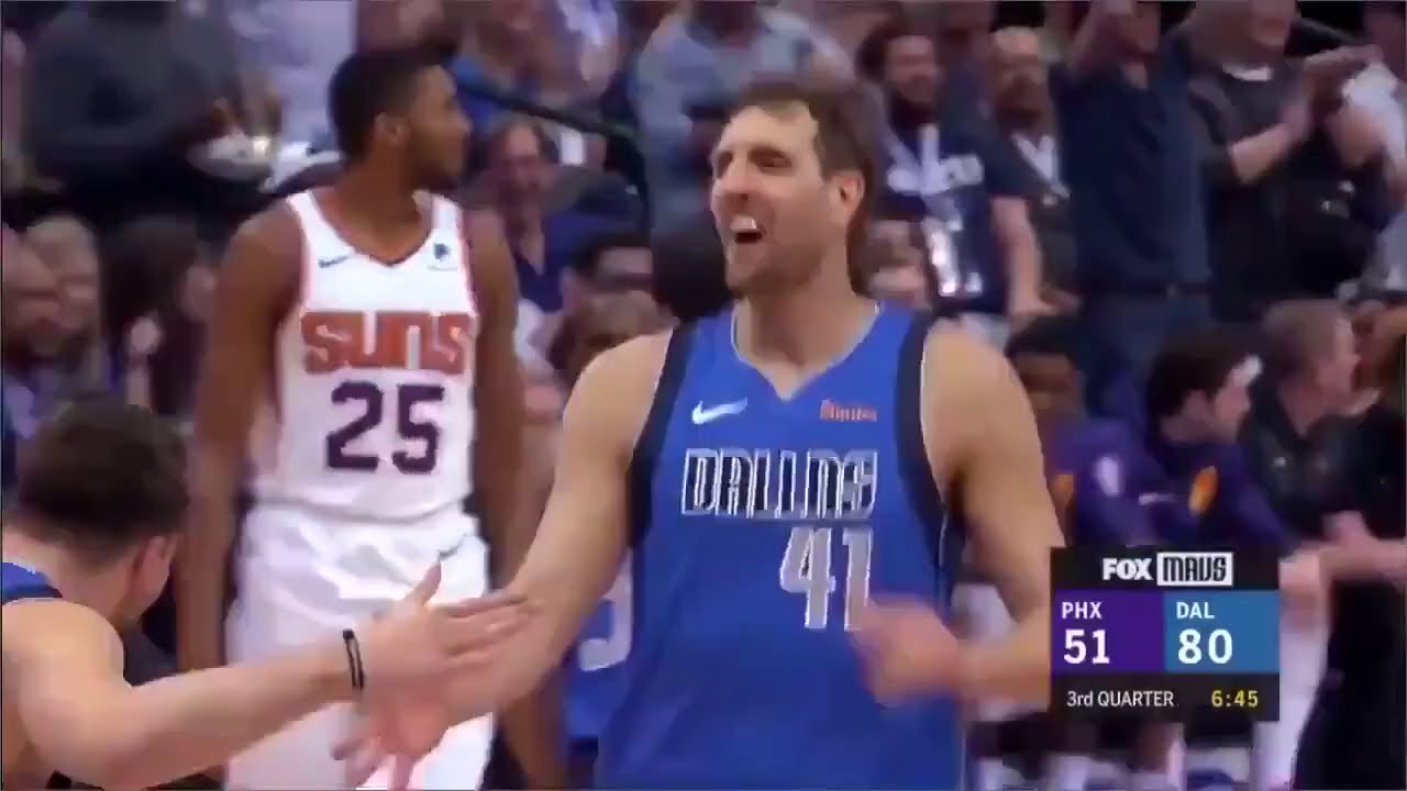 Dirk Nowitzki And Luka Doncic Connections (Dirk's last and Luka's first season, 2018/2019)