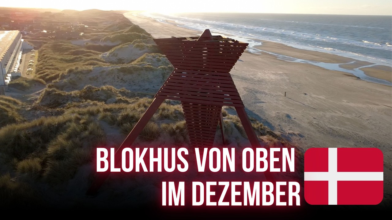 Blokhus von oben mit der DJI Mini 4K 🇩🇰