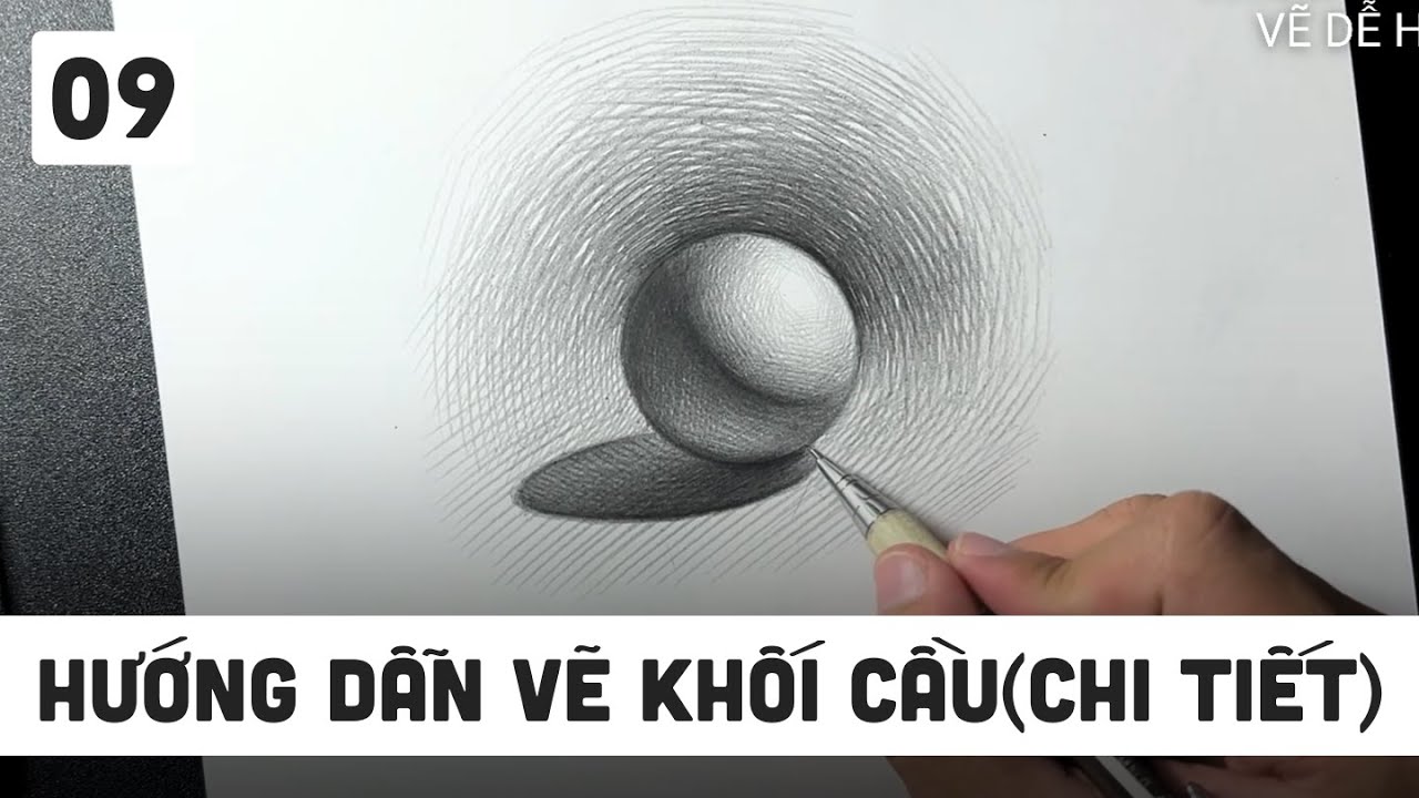 Hướng dẫn vẽ KHỐI CẦU chi tiết dành cho NGƯỜI MỚI | Trường Lê Vẽ