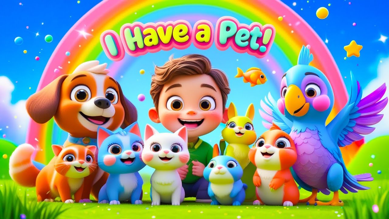 I Have A Pet | Animal Song | Kinderfun - Nursery Rhymes & Kids Songs