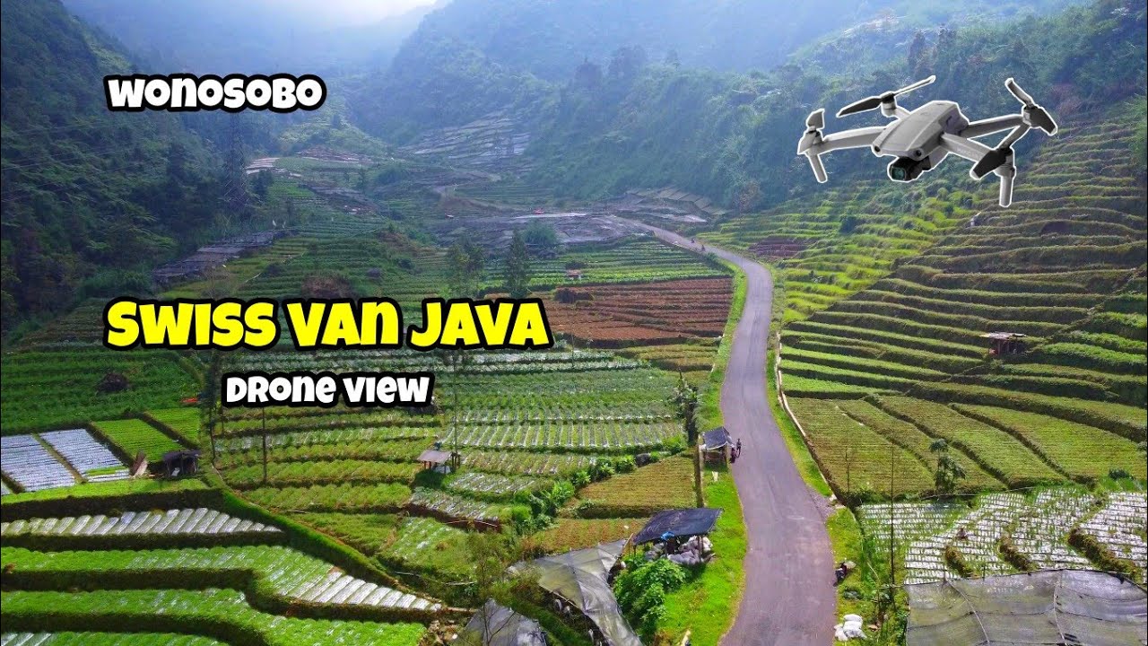 Jalur Curug Sikarim Swiss Van Java Wonosobo Drone View #jalurcurugsikarim #swissvanjava