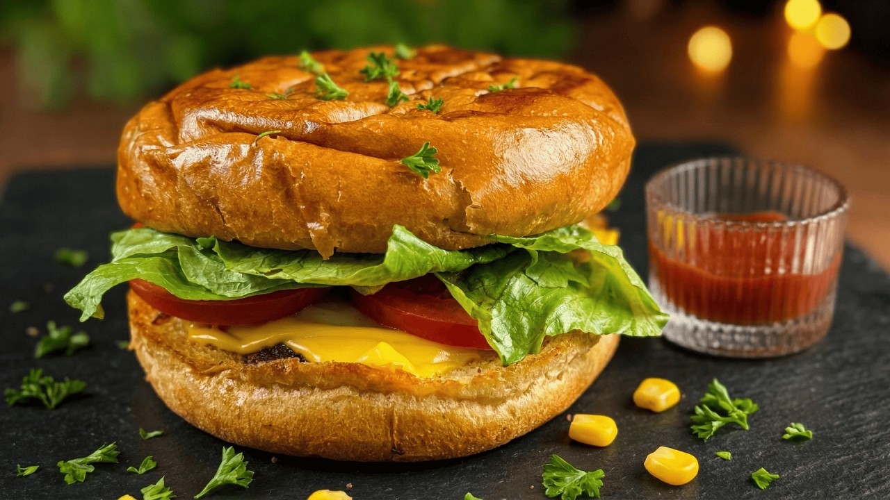 Delicious Homemade Beef Burger Recipe | Easy & Tasty!