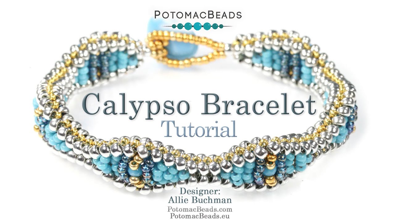 Calypso Bracelet- DIY Jewelry Making Tutorial by PotomacBeads
