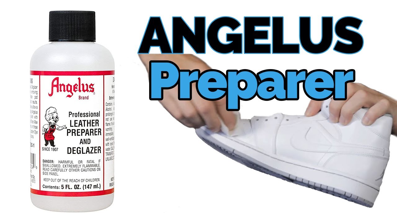 So verwendest du den Angelus Leder Preparer und Deglazer