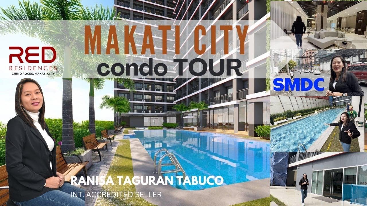 Red Residences in Chino Roces Makati City FULL TOUR | SMDC