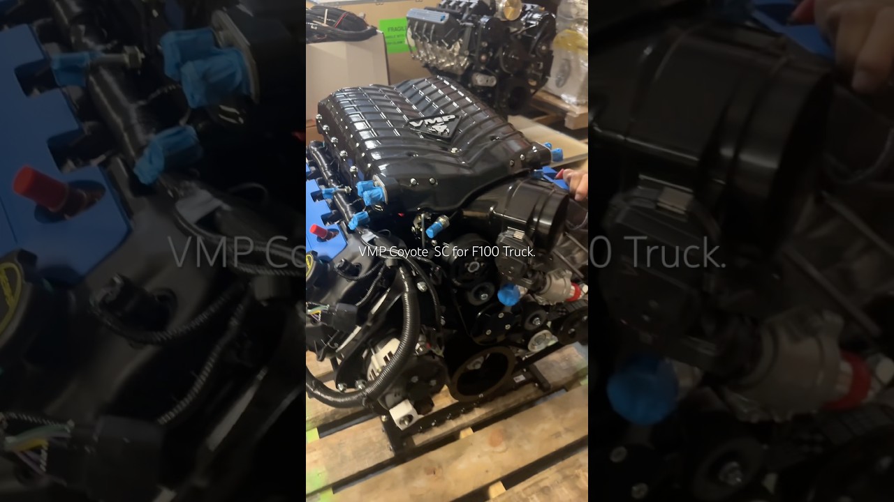 Грузовик Ford F100 Coyote мощностью более 700 л.с. с двигателем VMP Performance 