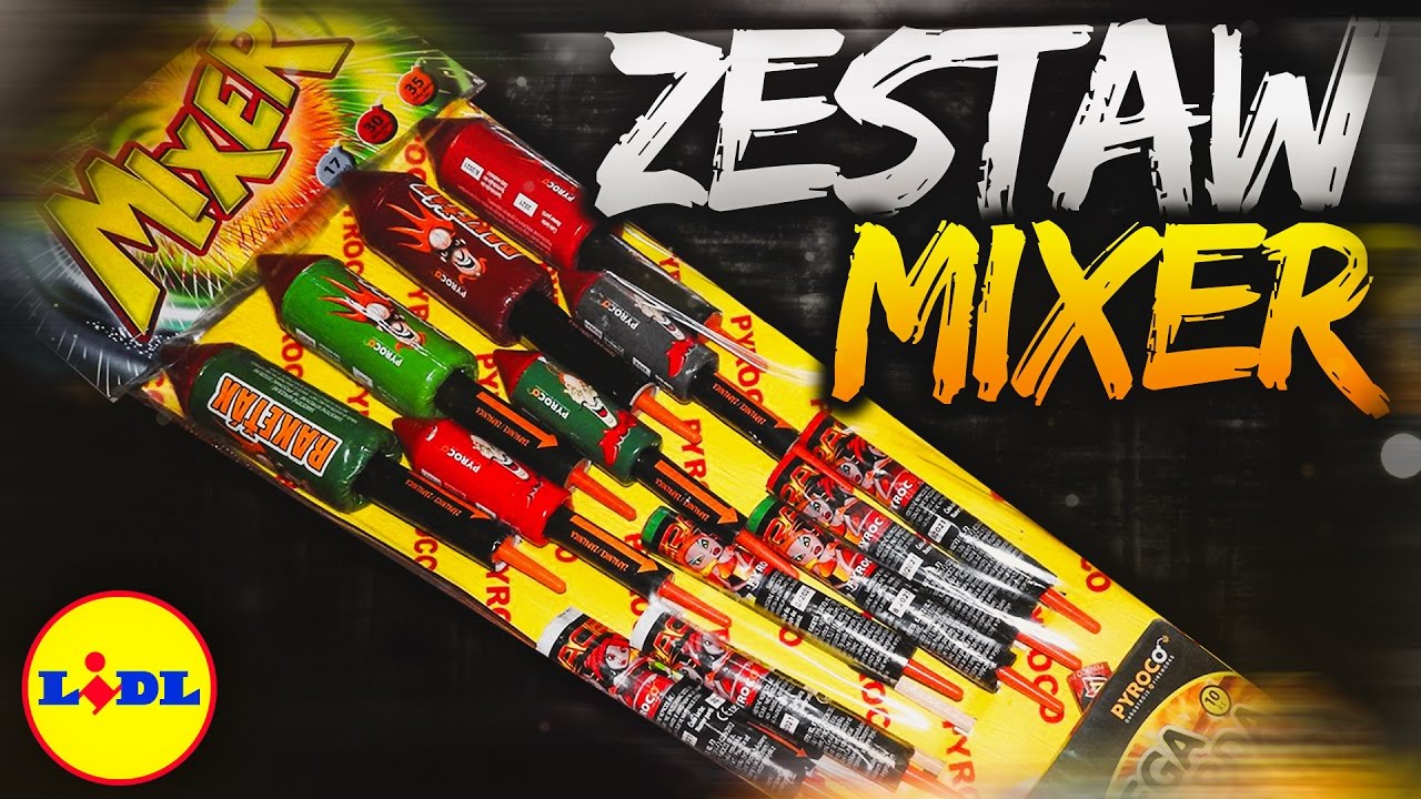 Zestaw Sylwestrowy  MIXER z Lidla 2016 -  Pyroco