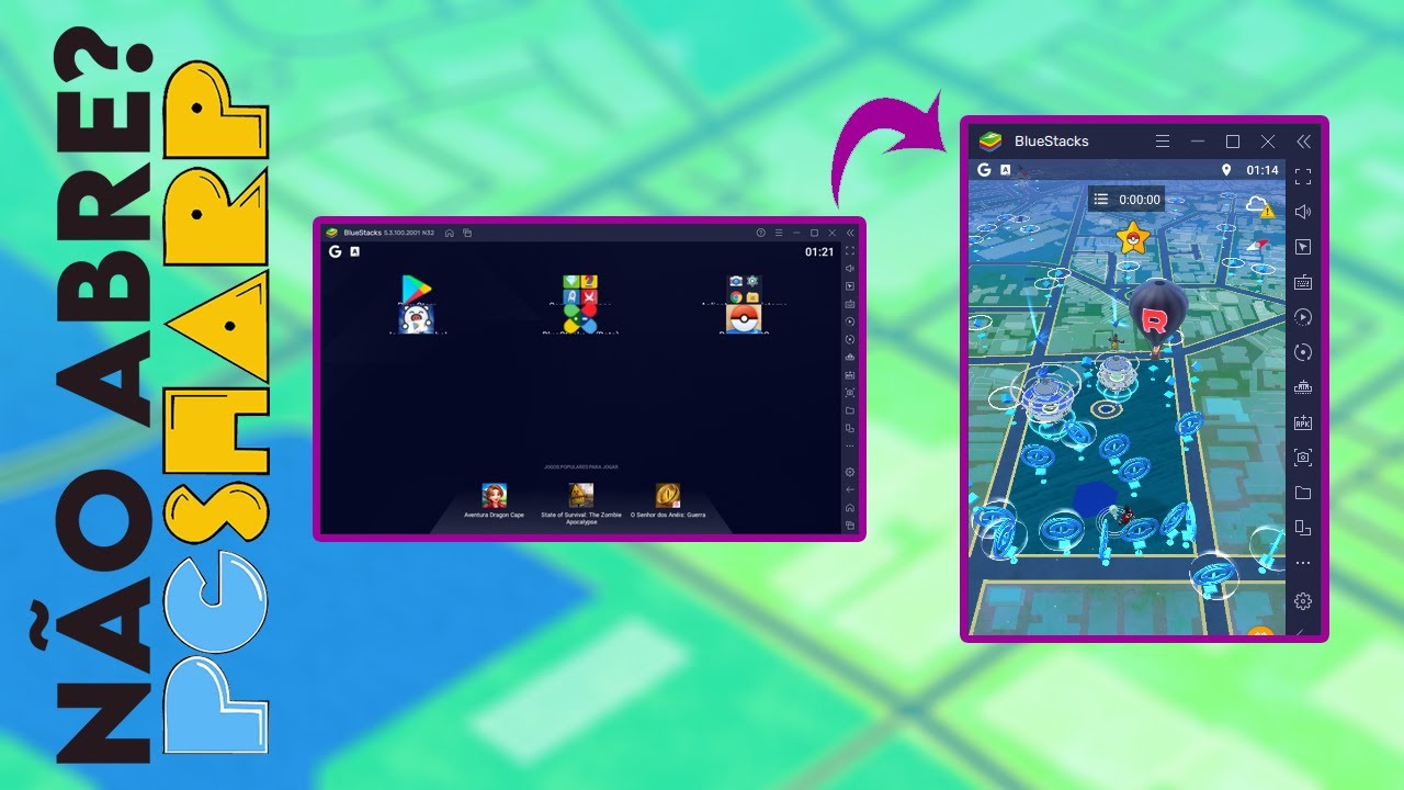 PGSharp não abre no Bluestacks?