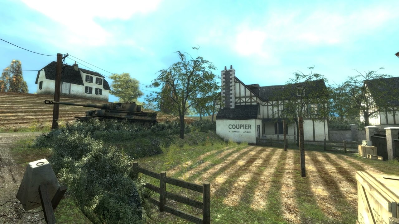 Quiet WWII Town Ambience | Distant Sounds of Battle – Day of Defeat: Source (Donner)