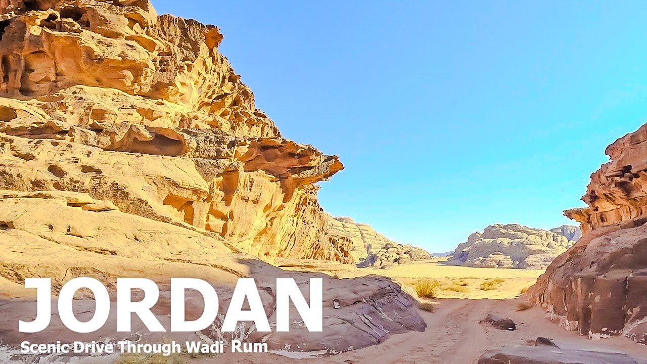 Scenic Drive Through Wadi Rum | Desert Beauty of Jordan’s Valley of the Moon