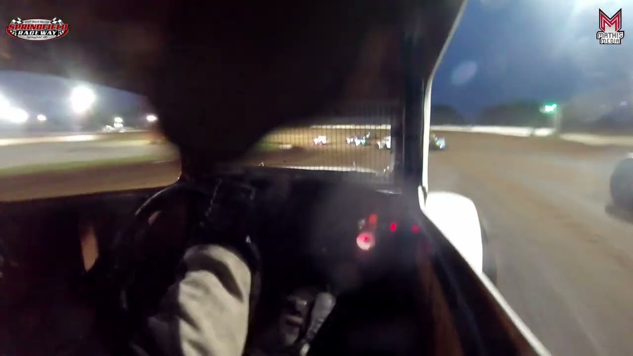 #99 Tyler Garretson - INEX Legend - 7-15-2023 Springfield Raceway - In Car Camera