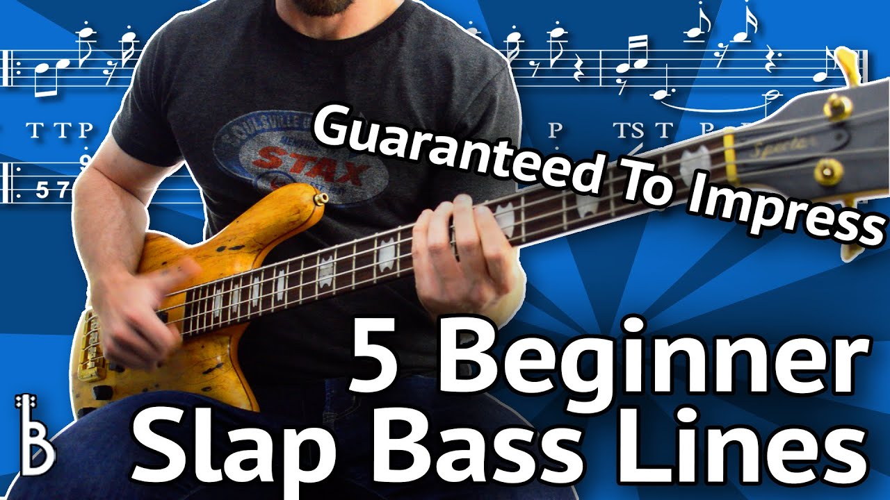 5 Beginner SLAP Bass Lines - Guaranteed To Impress