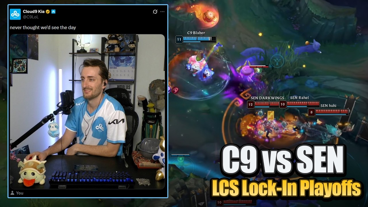 Who Let APA Get Ziggs Again? -  LCS Lock-In Playoffs (C9 vs SEN Highlights)