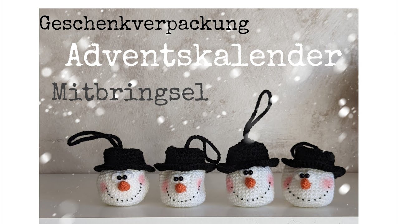 Schneemann ⛄ Adventskalender/ Verpackung/Mitbringsel 💗⛄toll für den Weihnachtsmarkt 🎄