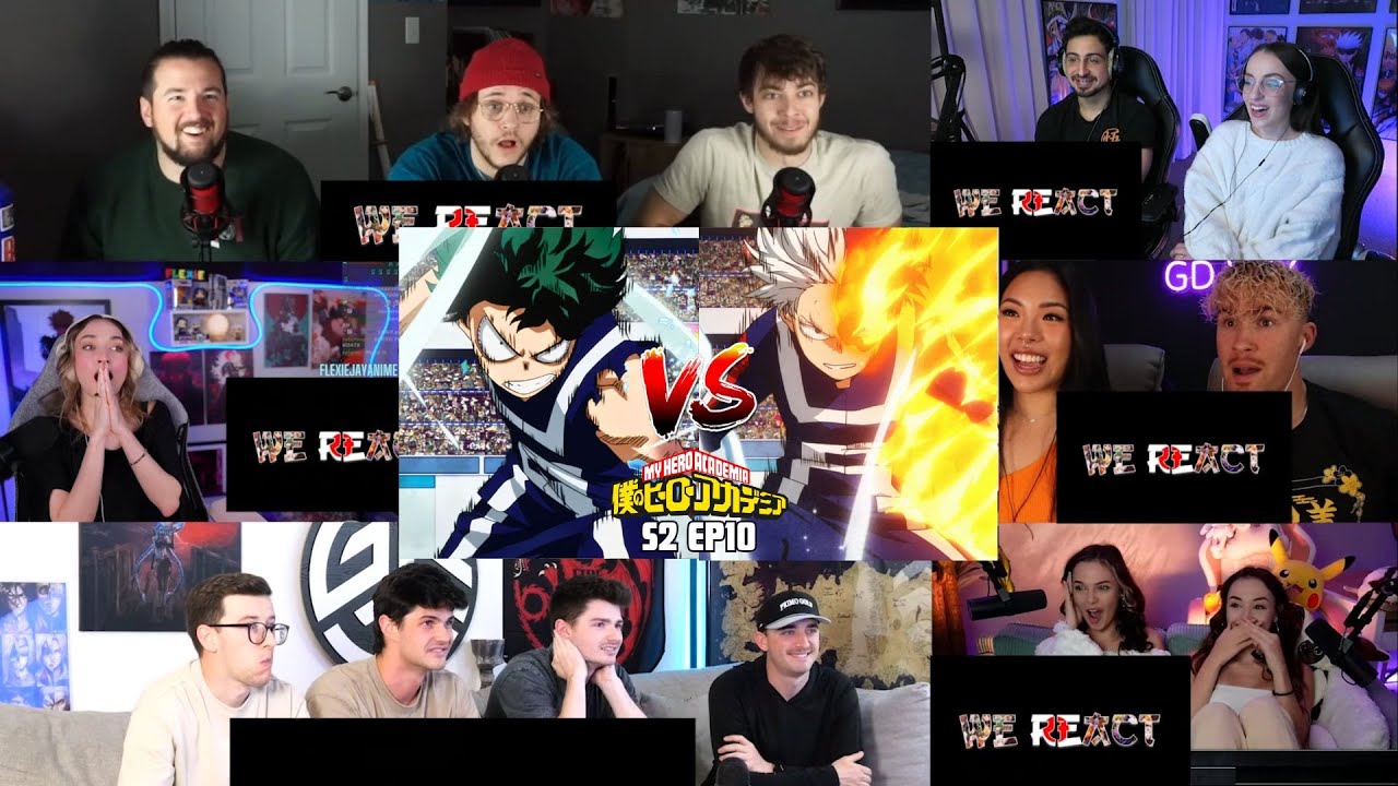 My Hero Academia Season 02 Episode 10 | Reaction Mashup
