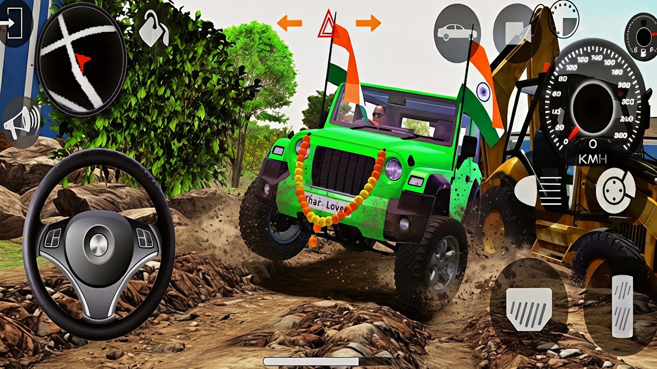 Modified Mahindra Thar Car Games: Indian Cars (Gadi Wala Game) - Car Game Android Gameplay 2026