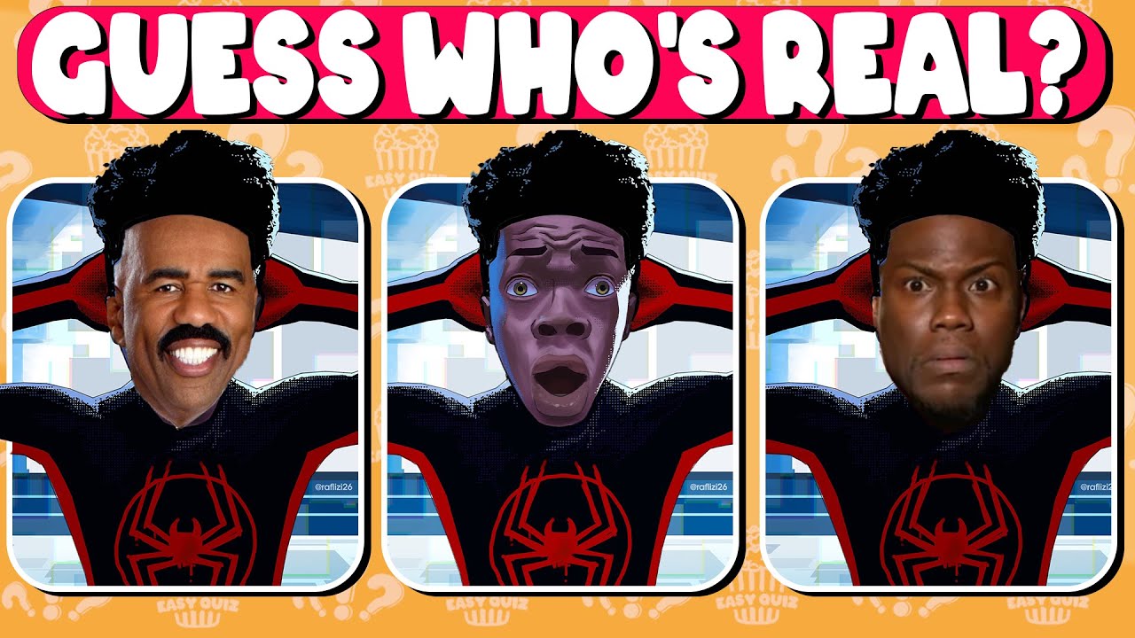 Guess the Real Spider-Man Characters | Across the Spider Verse Movie Quiz