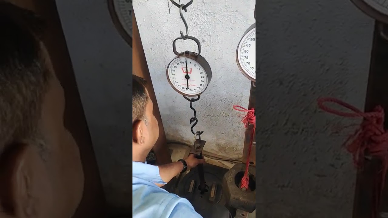 Innoweight Weighing Scales. Testing of 100kg Circular hanging scale