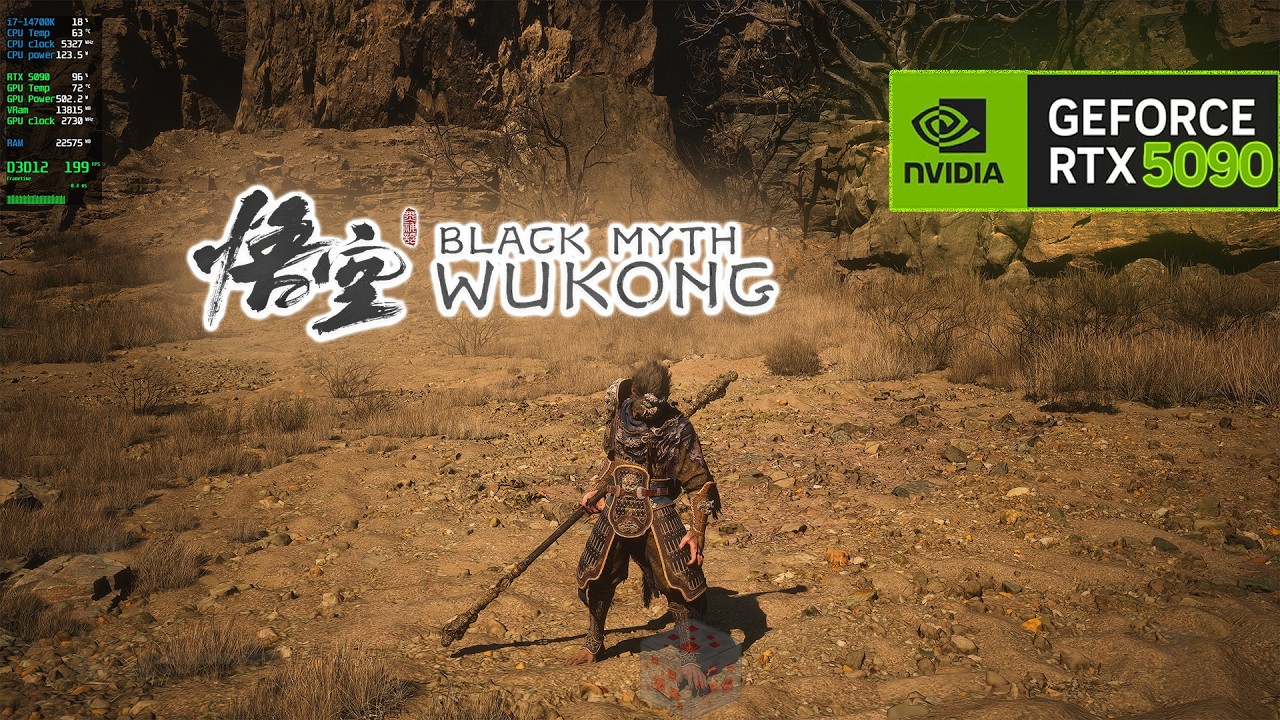 Black Myth: Wukong | RTX 5090 | i7-14700K | 4K Ultra Settings DLAA / DLSS 4