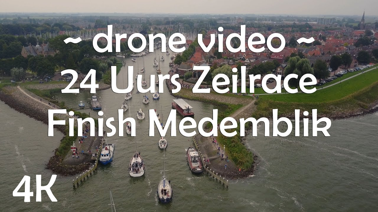 Dronevideo: 24 Uurs Zeilrace Medemblik
