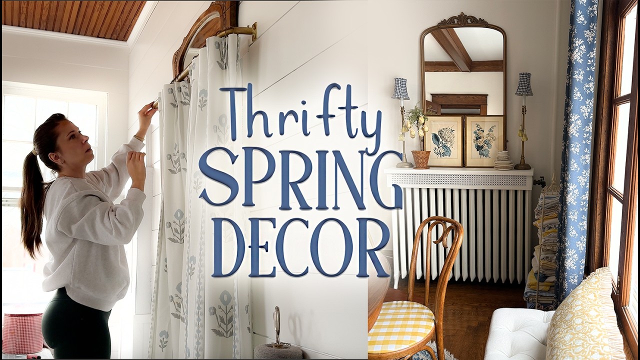 Thrifty Spring Makeover (Laundry Room & Breakfast Room) Spring FindsThrift with Me!