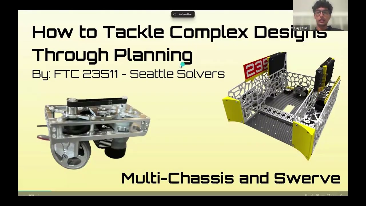 Tackling Complex Designs Through Planning - Multichassis & Swerve | Inspire Across the Globe 2025