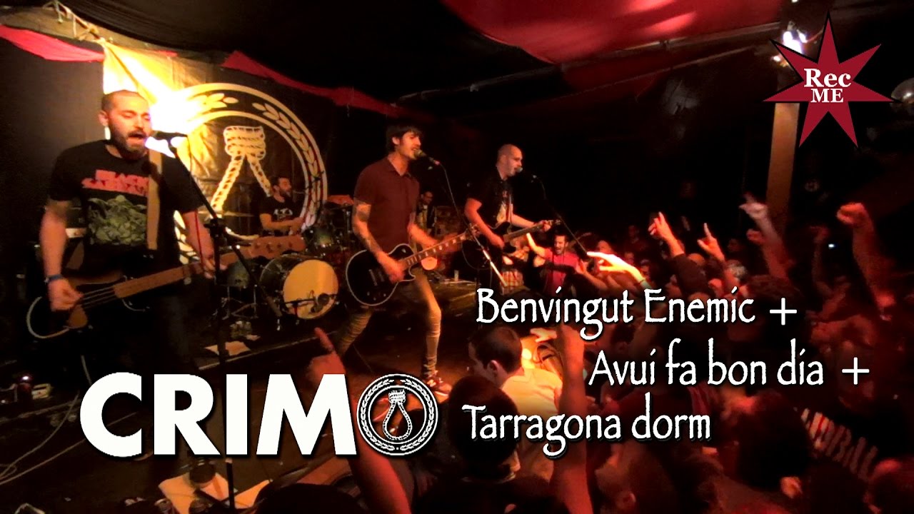 Crim “Benvingut Enemic” + “Avui fa bon dia” + “Tarragona dorm” @ Estraperlo (03/12/2016)