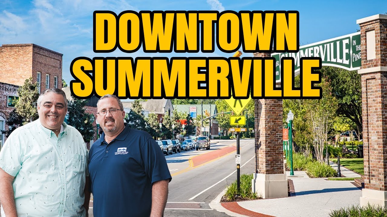 Downtown Summerville South Carolina | Hutchinson Square | Birth Place of Sweet Tea