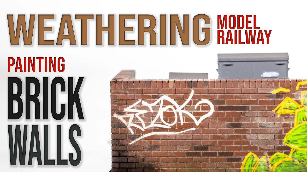 Painting Brick Walls & Buildings | Weathering Model Railway