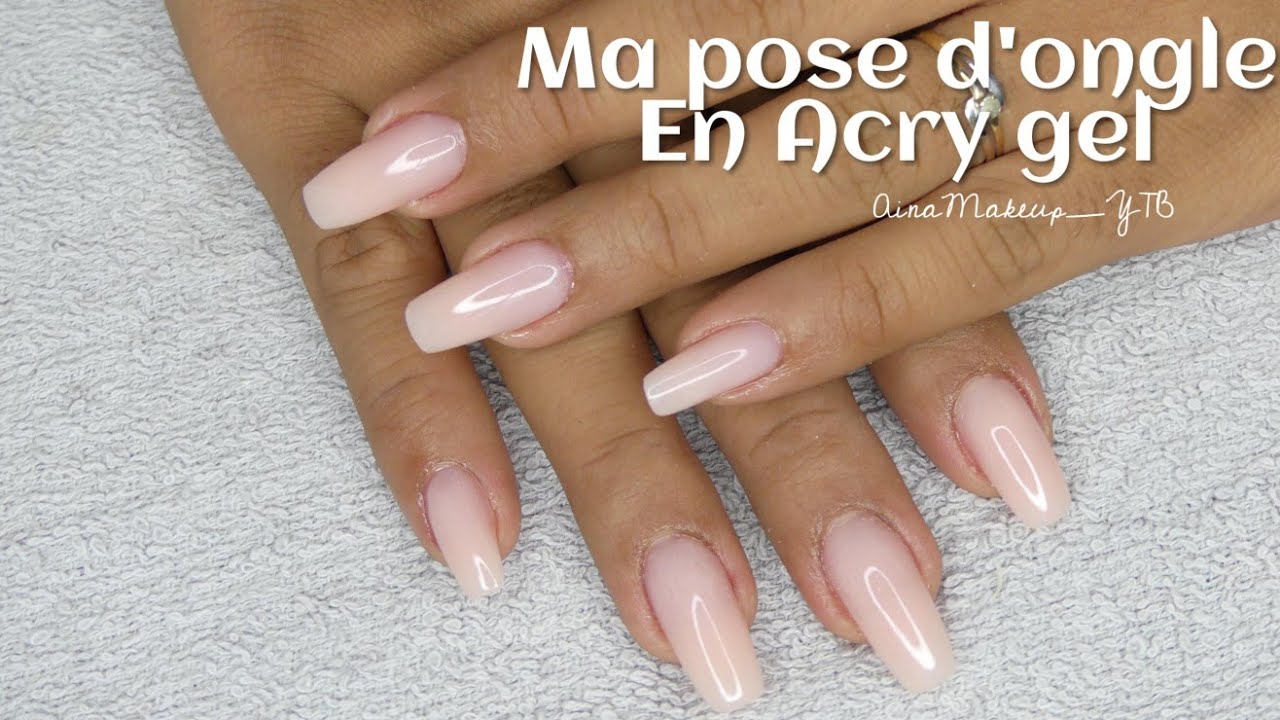 MA POSE D'ONGLE EN ACRYGEL ONGLE24 | AinaMakeup_YTB