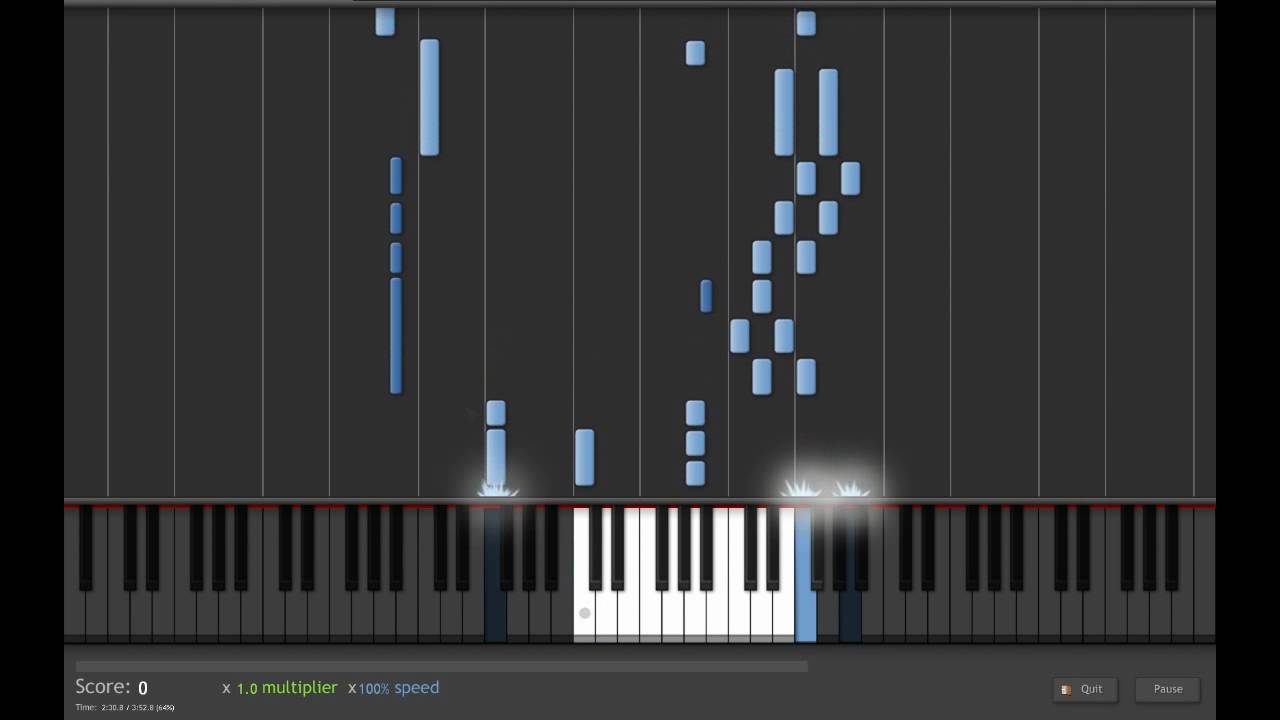 D. Gray-Man - Doubt & Trust - Synthesia Piano