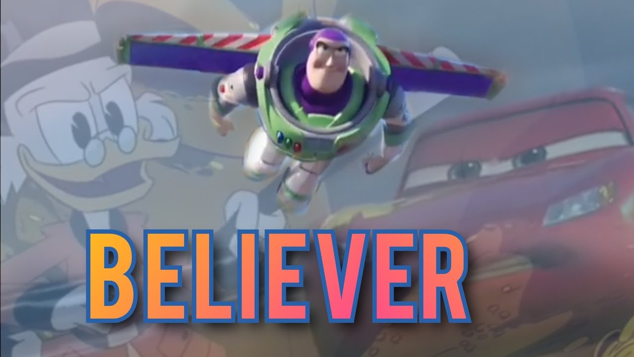 Imagine Dragons - Believer | feat. Disney•Pixar | Coco | Cars | DuckTales