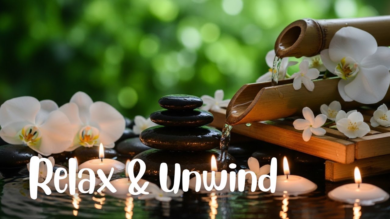 Relaxing Piano with Stream Ambience 🌿 Meditation Music for Stress Relief