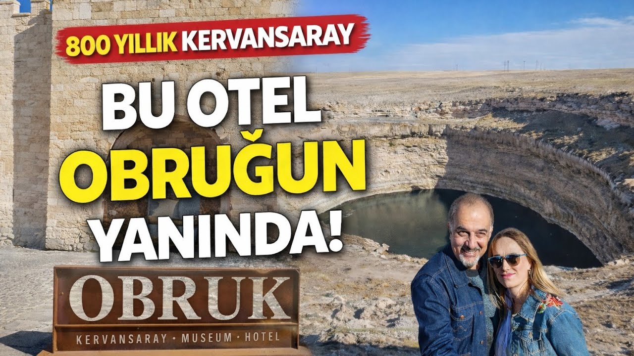 Tarihin derinliklerinde bir mola..OBRUK KERVANSARAY MÜZE OTEL #konya #travelvlog #AKSARAY
