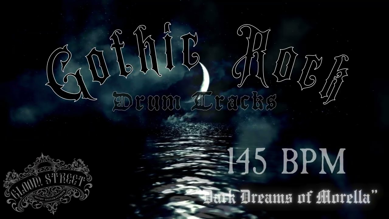 Goth Rock Drum Track 145bpm 