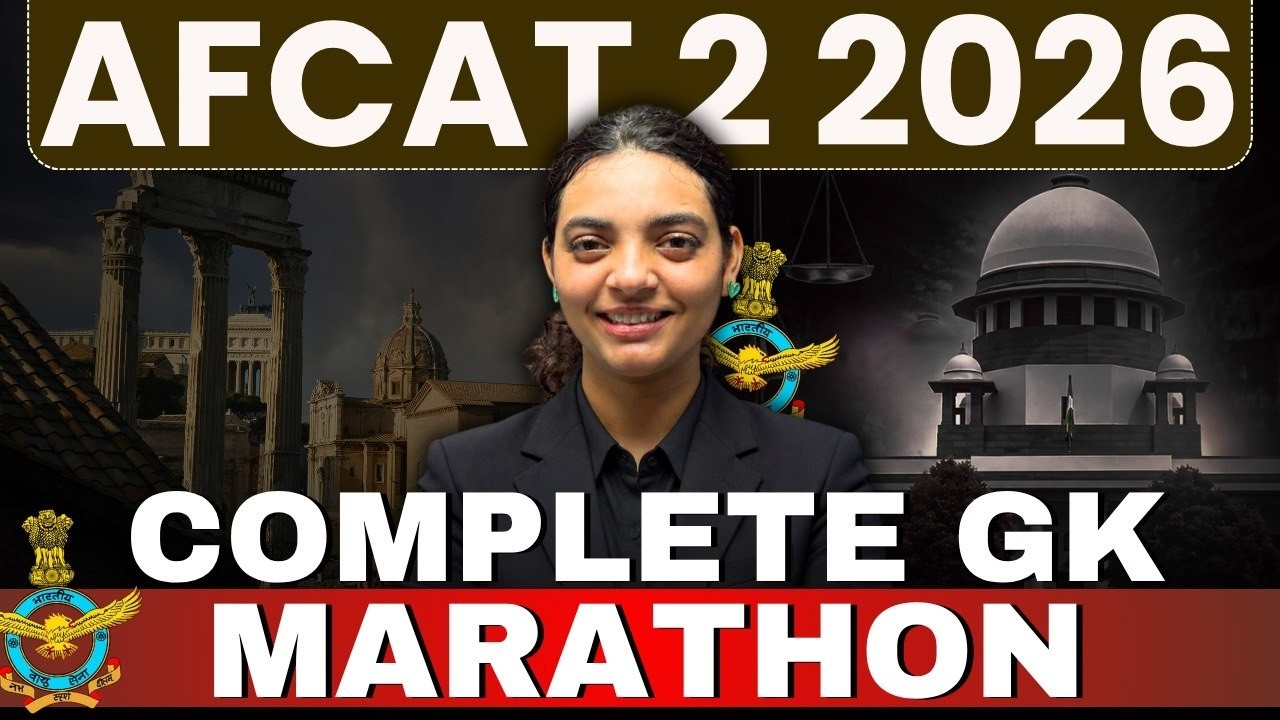 Complete Static GK for AFCAT 2 2026 | Most Important GK Questions | AFCAT GK Marathon