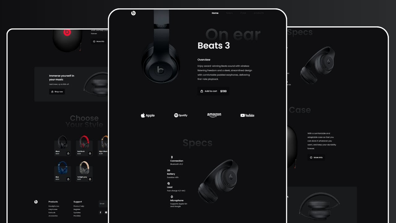 Build Landing Page Website Using HTML CSS & JavaScript Step-by-Step