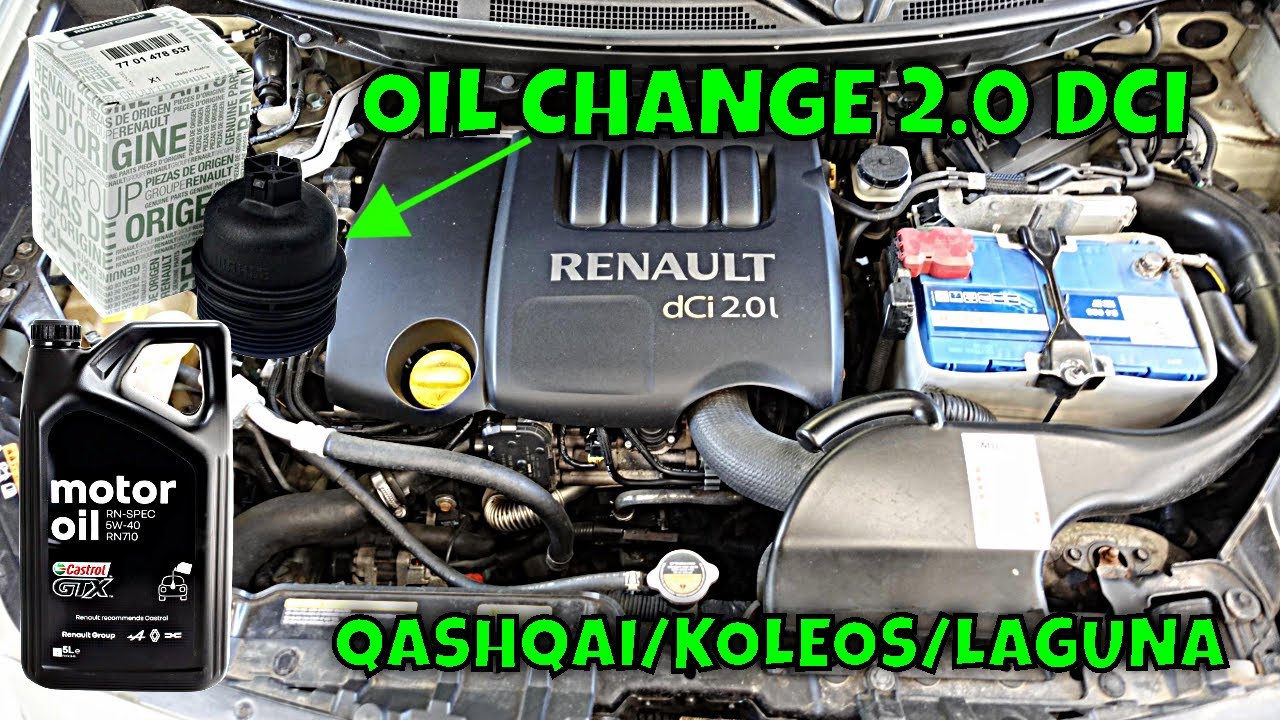 Step By Step Full Service On Renault Koleos/Nissan Qashqai 2.0 DCI