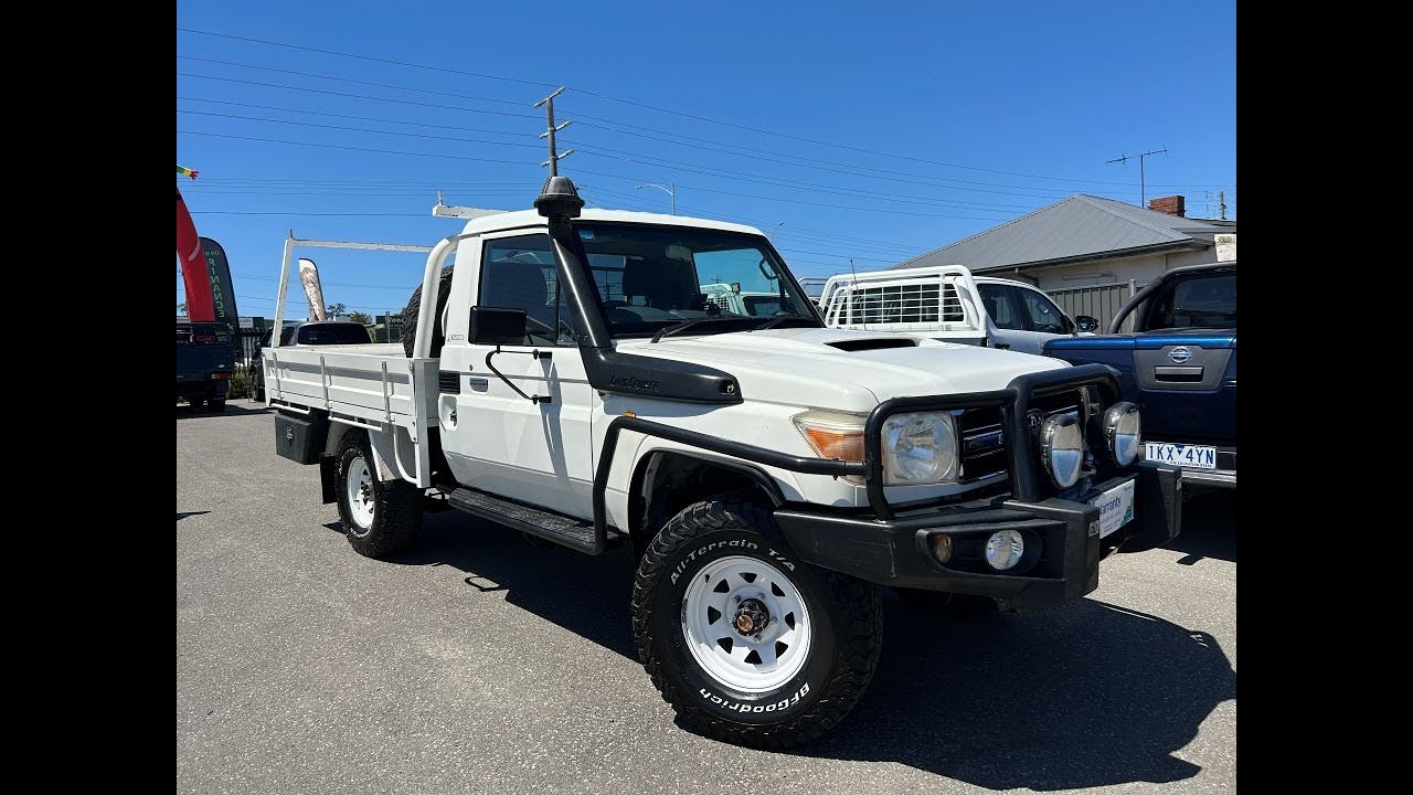 🚨 2012 LandCruiser 79 Workmate VDJ79 4x4 Steel Tray V8 Turbo Diesel Manual For Sale Best 4WD Dealer
