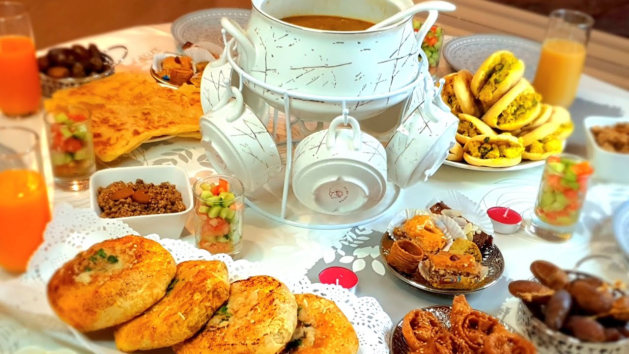 1ère table du ramadan,saha ftourkoum