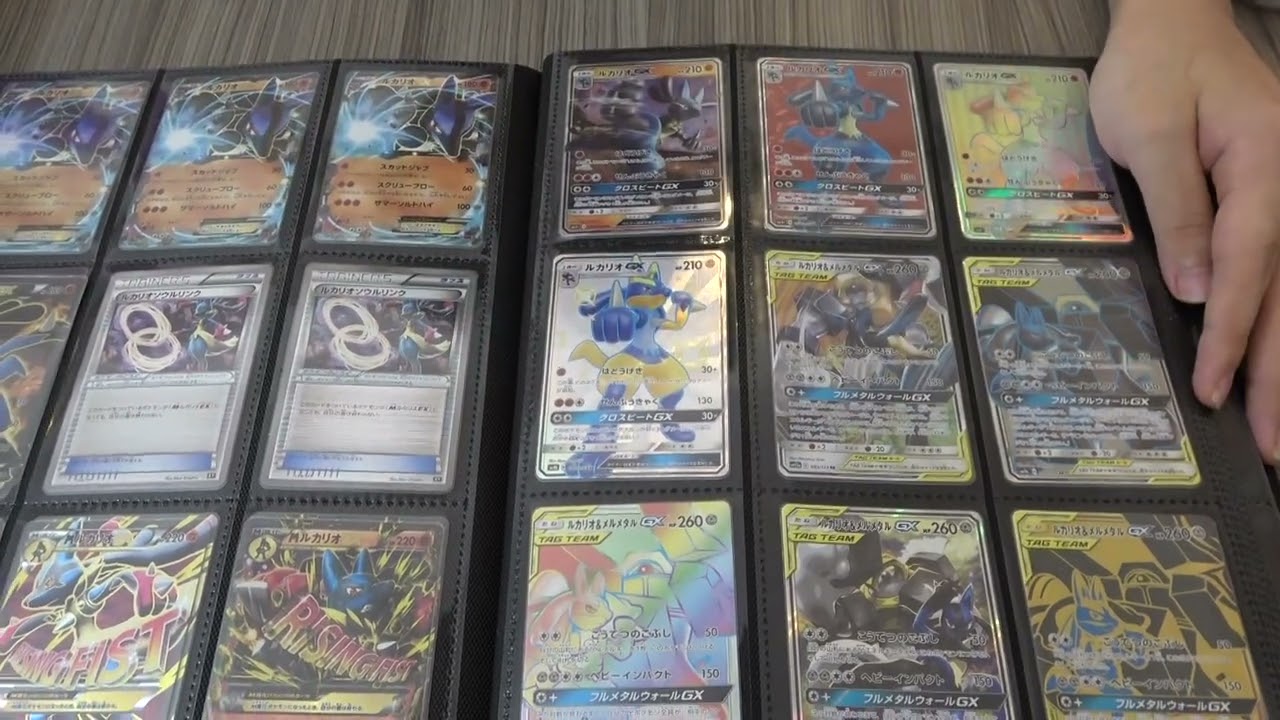 この世に存在する、ルカリオのカード全部集めきったぞ