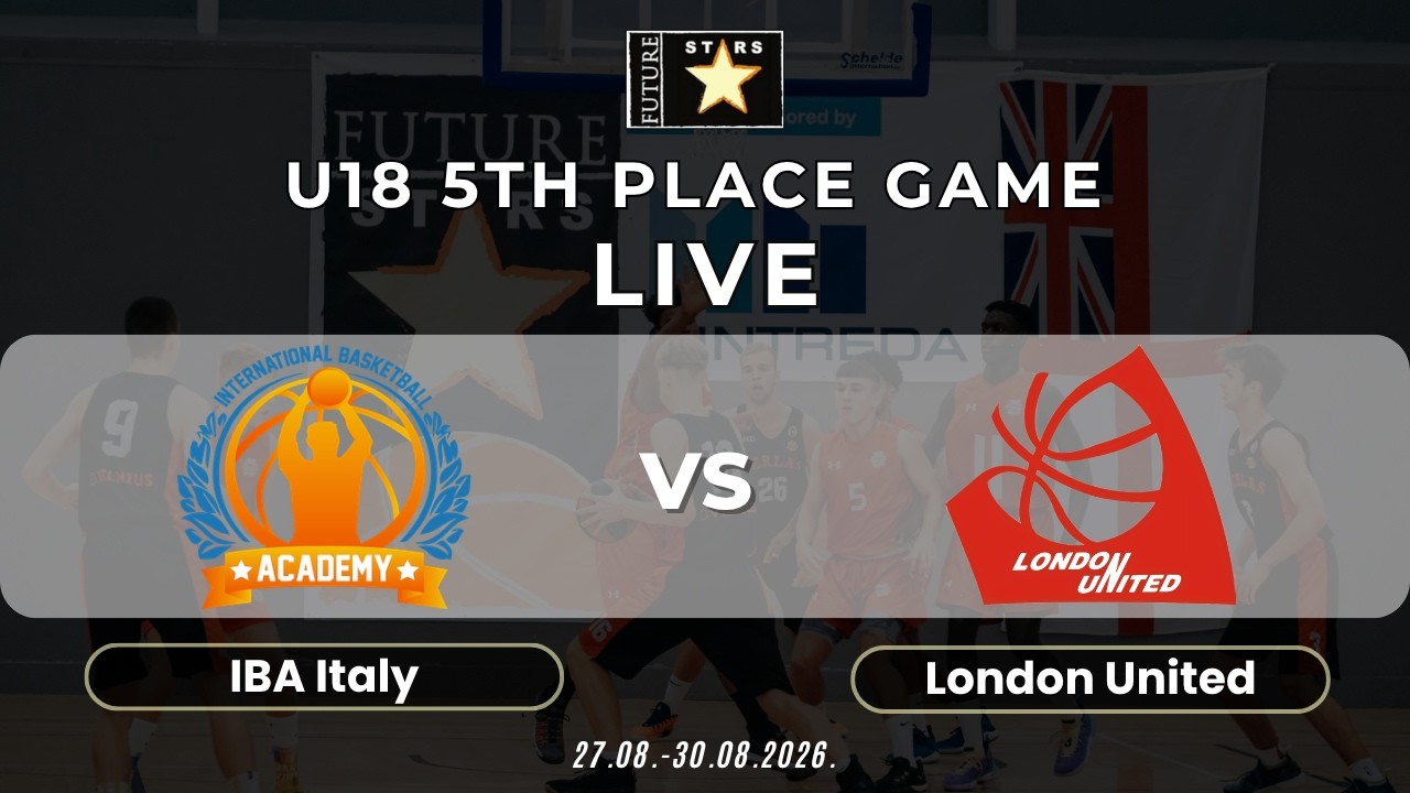 International Basketball Academy vs London United | Game 1 for 5th place | FUTURE STARS U18