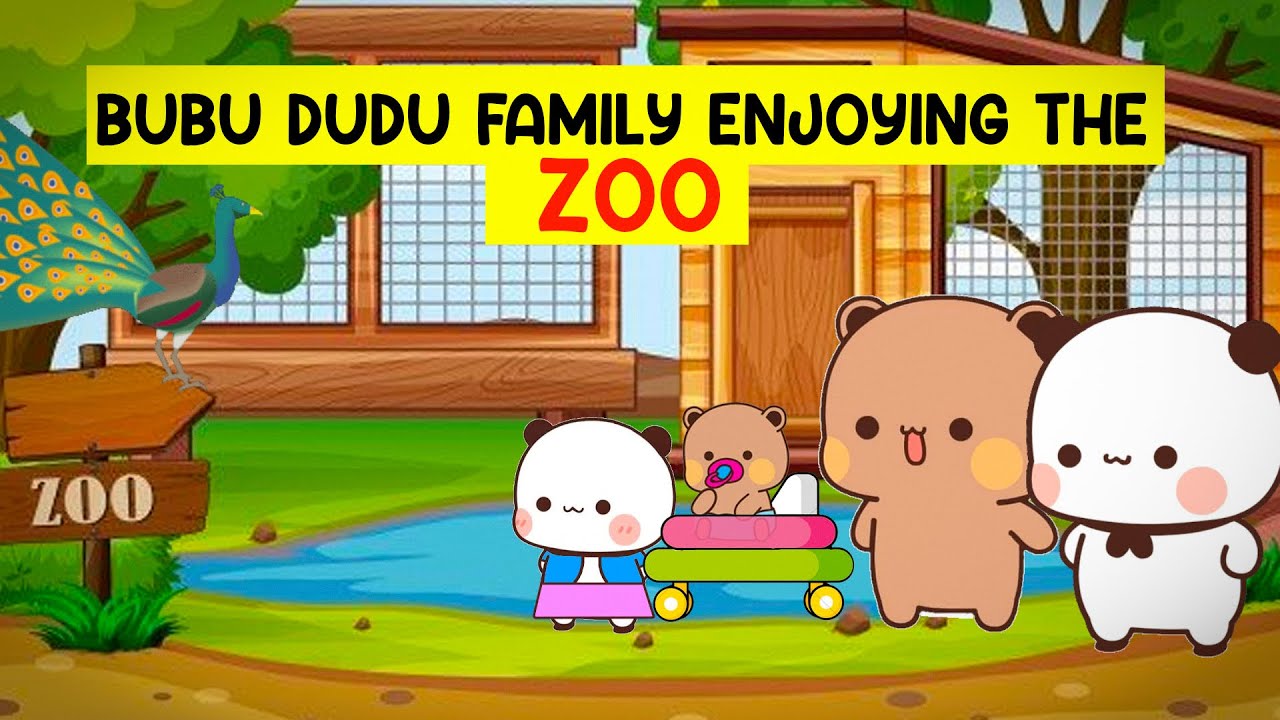 #BDC61 ▶Bubu Dudu family enjoying the Zoo😍😍| BUBU DUDU Cuties | Cartoon  | Animation | Lovely Video