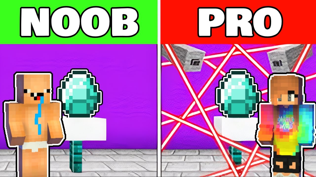 DOK&Aacute;ŽE NOOB ZABEZPEČIT DIAMANT L&Eacute;PE NEŽ PRO? 🤔🤨 I AnnieT & NOOB @DaloCZ