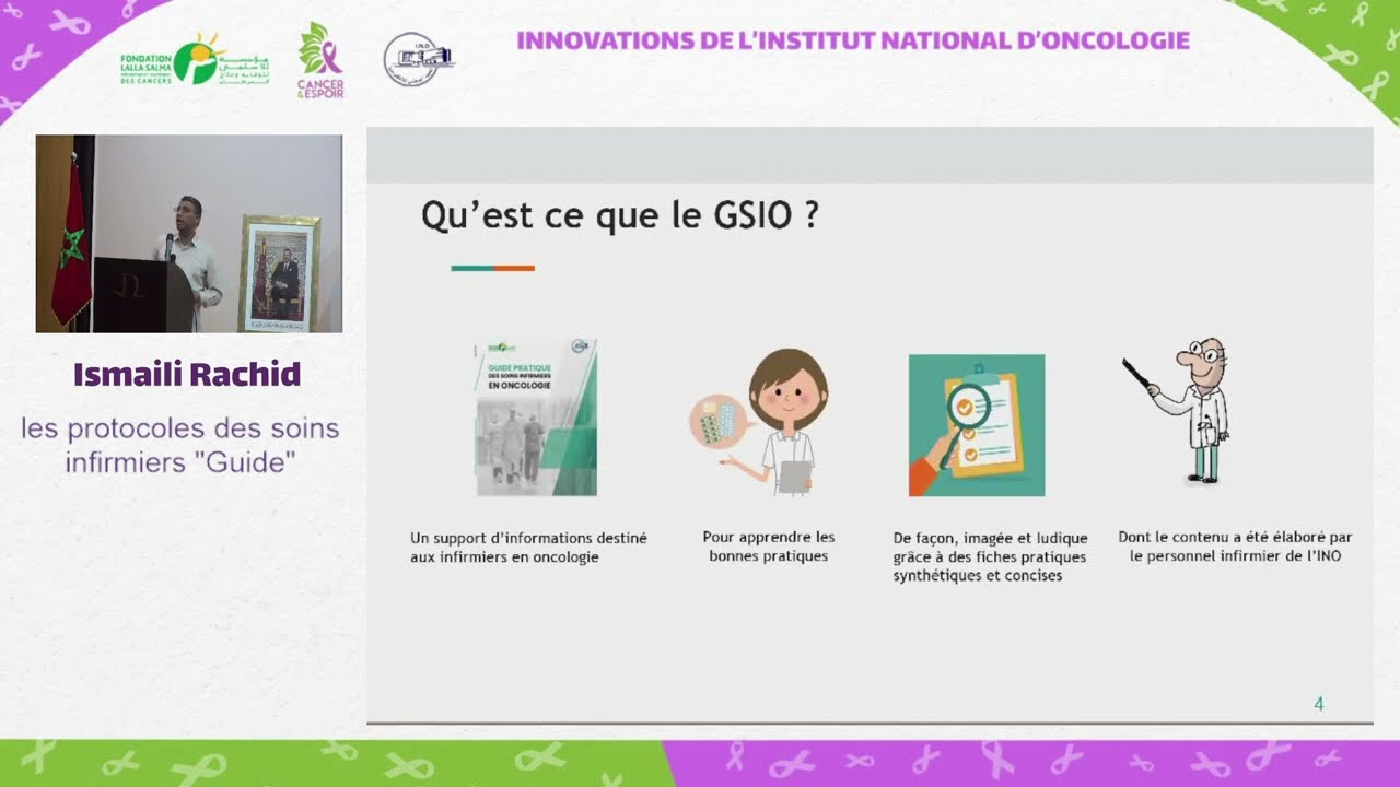 Guide pratique des soins en oncologie. Mr Ismaili Rachid