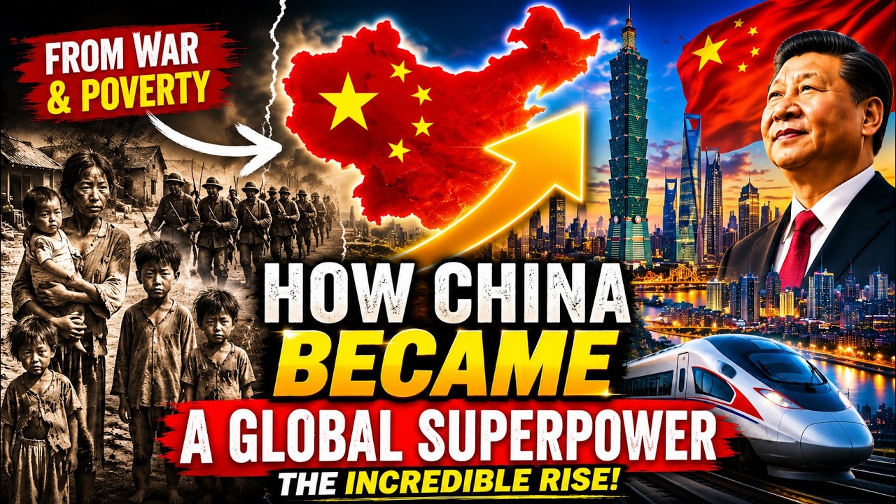 How China Became a Global Superpower | From War-Torn Nation to Economic Giant