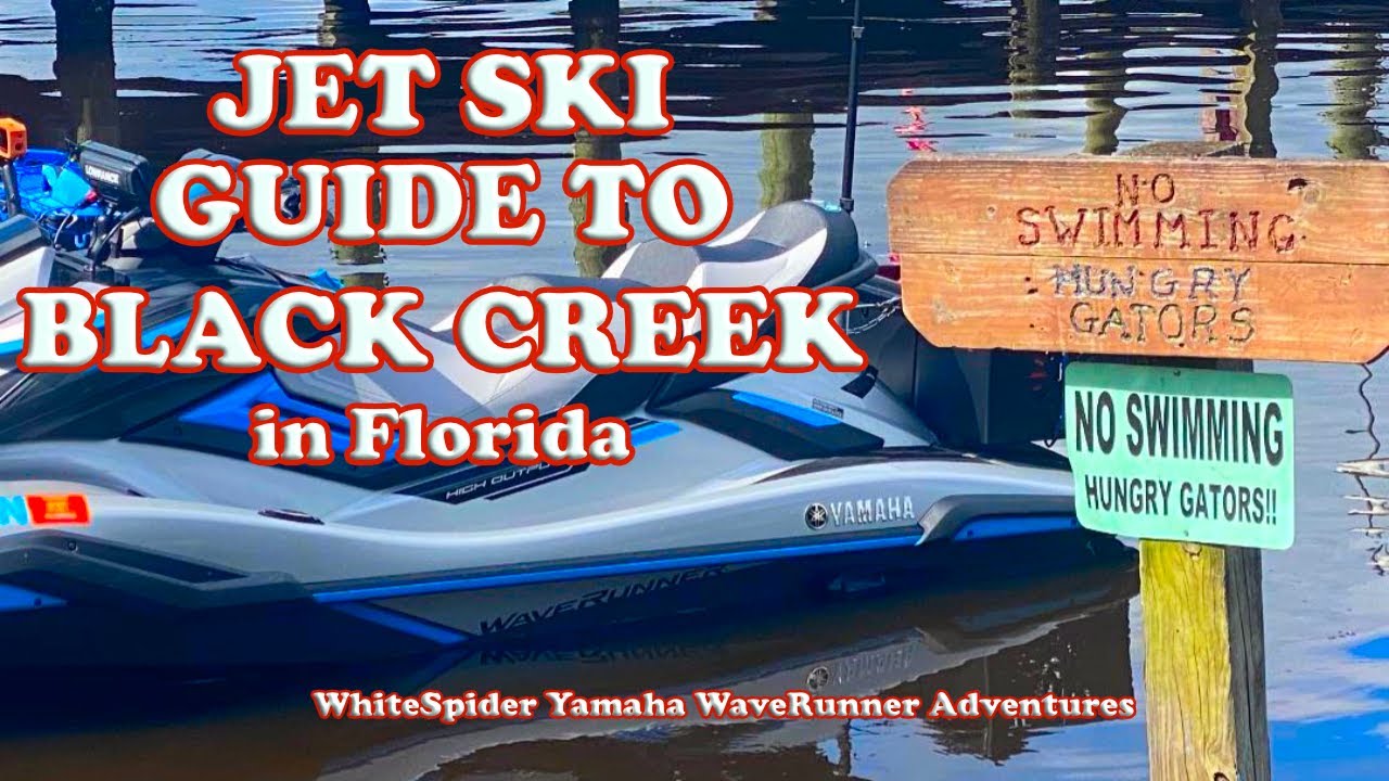 Прокатитесь на гидроцикле по Блэк-Крик и озеру Докторс через реку Сент-Джонс на гидроцикле Yamaha...