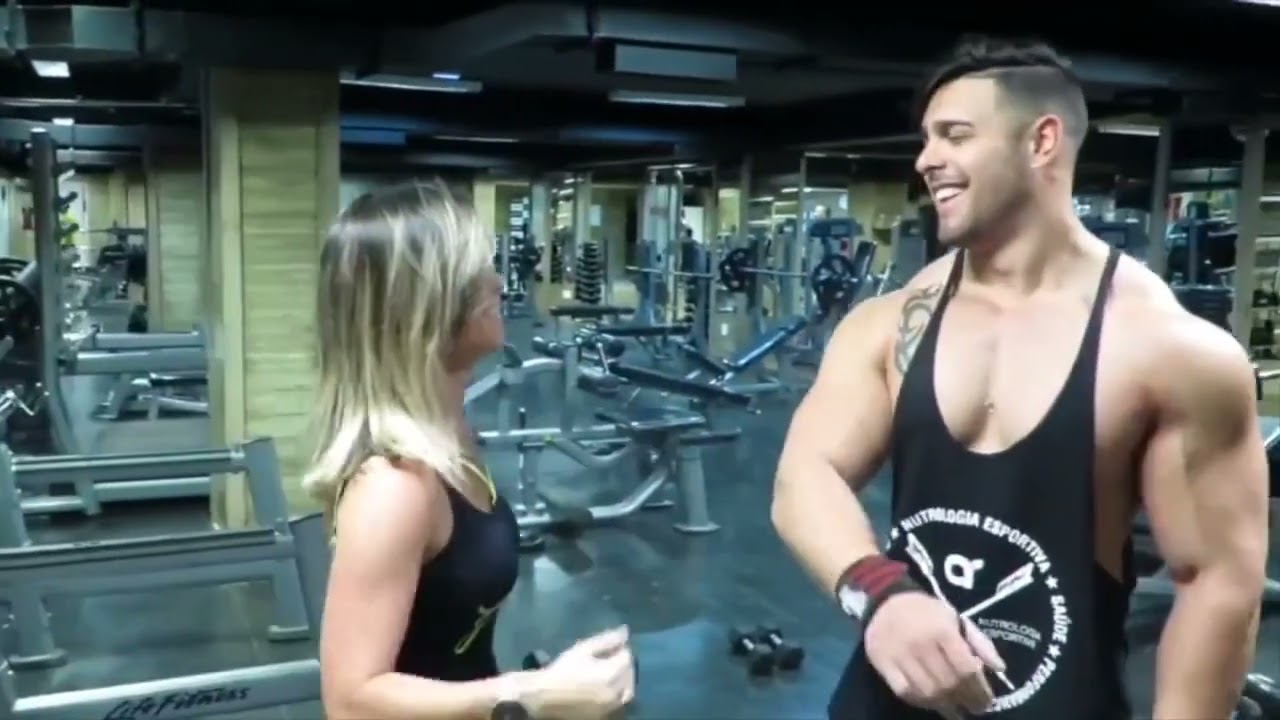 Couple workout bodybuilding motivation