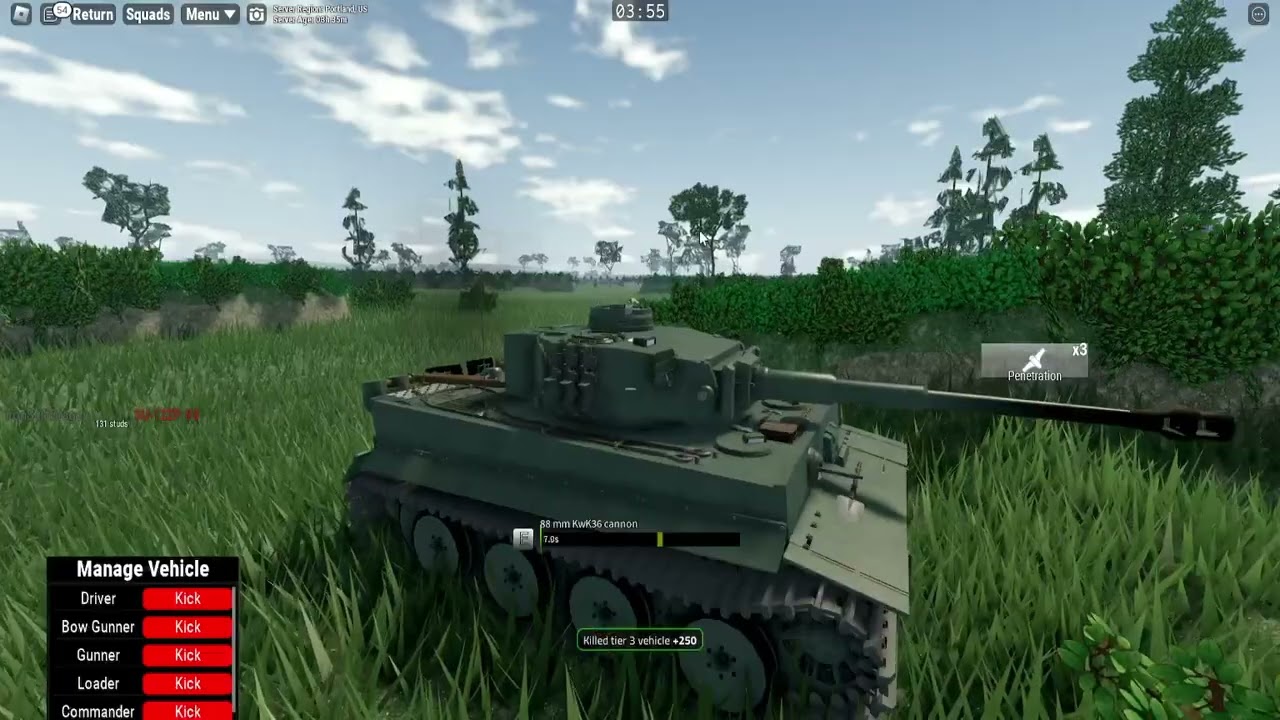 Lone Tiger Tank - (Multicrew Tank Combat 4 2.1) ROBLOX